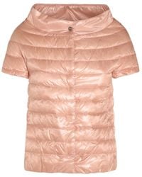 Herno - Greta Short-Sleeved Puffer Jacket - Lyst