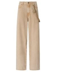 Pinko - Chain Detail Straight-Leg Jeans - Lyst