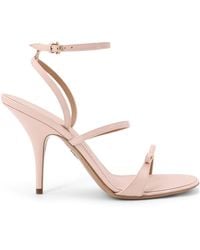 Ferragamo - Ferragamo Mini Bow Strappy Sandals - Lyst