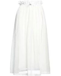 Brunello Cucinelli - Solid-Color Swing Skirt - Lyst