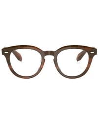 Oliver Peoples - Round-Frame Glasses - Lyst
