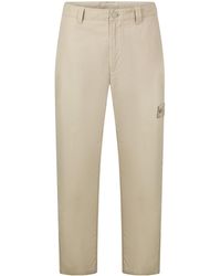 Stone Island - Straight-Fit Casual Trousers - Lyst