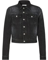 Fendi - Faded-Effect Denim Jacket - Lyst