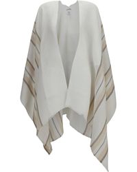 Brunello Cucinelli - Open Poncho - Lyst