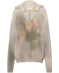 Maison Margiela - Zip Knit Pullover - Lyst