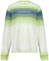 CASABLANCA - Gradient Striped Long Sleeved T-Shirt - Lyst