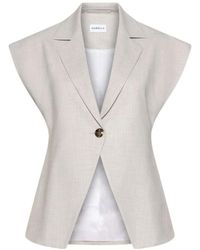 Marella - Single-Button V-Neck Vest - Lyst