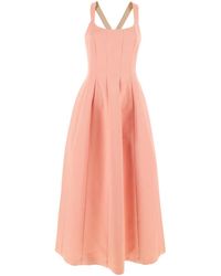 Philosophy Di Lorenzo Serafini - Criss-Cross Strap Long Dress - Lyst