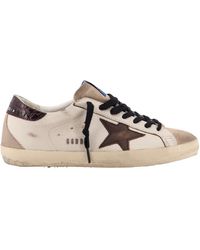 Golden Goose - Super Star Lace-Up Sneakers - Lyst