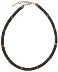 Brunello Cucinelli - Bead Embellished Necklace - Lyst