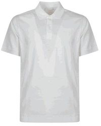 Prada - Logo Patch Polo Shirt - Lyst