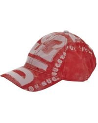 DIESEL - C-Ewan-Ny Logo-Print Cap - Lyst