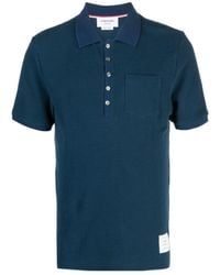Thom Browne - Short-Sleeve Polo Shirt - Lyst