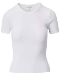 Rag & Bone - Ribbed Fitted T-Shirt - Lyst