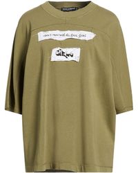 Dolce & Gabbana - Military T-Shirt Cotton, Elastane - Lyst