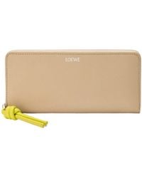 Loewe - Knotted Zipper Wallet - Lyst