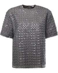 ROTATE BIRGER CHRISTENSEN - Beaded Oversized Top - Lyst
