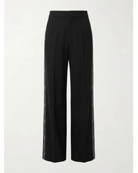 Gucci - Wool Pant With Selvedge Detail - Lyst