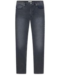 FRAME - Mid-Waist Straight Pants - Lyst