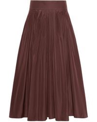 Max Mara - Pleated Maxi Skirt - Lyst