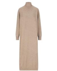 Brunello Cucinelli - Turtleneck Knitted Dress - Lyst