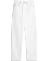 Lemaire - Five Pockets Twisted Denim Pants - Lyst