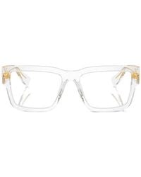 Miu Miu - Eyewear Rectangular Frame Glasses - Lyst