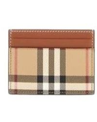 Burberry - Vintage Checked Open Top Card Holder - Lyst