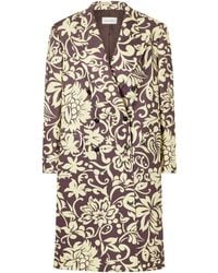 Dries Van Noten - Rosea Oversized Double-Breasted Jacquard Coat - Lyst