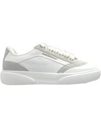 CASABLANCA - Canvas Sneakers With Suede Insert - Lyst