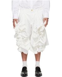 Comme des Garçons - Ruffled Shorts - Lyst