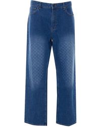 Daily Paper - Uomo Monogram Wide-Leg Jeans - Lyst