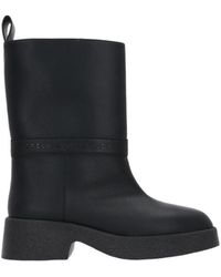 Stella McCartney - Logo Lettering Pull-On Ankle Boots - Lyst