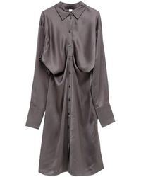TOTEME - Buttoned Midi Shirt Dress - Lyst