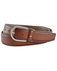 Montblanc - Logo Buckle Belt - Lyst