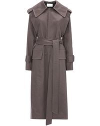 Victoria Beckham - Philippa Belted Trench Coat - Lyst