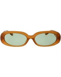 Linda Farrow - X Rowen Rose Cara Oval Frame Sunglasses - Lyst