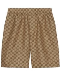 Gucci - Gg Supreme Shorts - Lyst