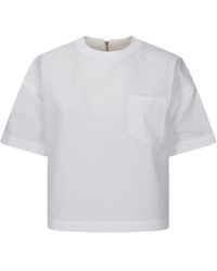 Sacai - Crewneck Short-Sleeved T-Shirt - Lyst