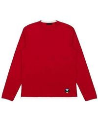 Prada - Long-Sleeved Detail T-Shirt - Lyst