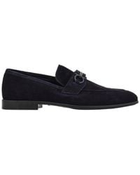 Ferragamo - Moccasin With Gancini Ornament - Lyst