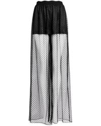 Alaïa - Mesh Wide-Leg Trousers - Lyst