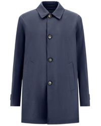 Herno - Button-Front Raincoat - Lyst