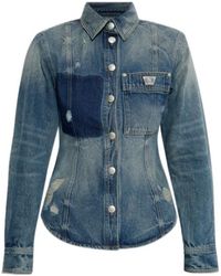 MISBHV - Distressed Denim Shirt - Lyst