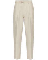 Eleventy - Pleated Tapered Pants - Lyst