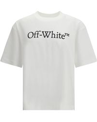 Off-White c/o Virgil Abloh - Big Bookish Skate Crewneck T-Shirt - Lyst
