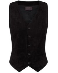 Stouls - Capone Suede Vest - Lyst