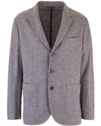 Brunello Cucinelli - Single Breasted Jersey Blazer - Lyst
