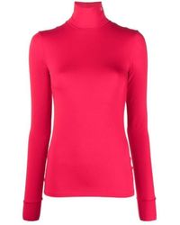 Raf Simons - High Neck Long-Sleeve Top - Lyst