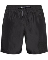 Dolce & Gabbana - Elastic Waist Swim Shorts - Lyst